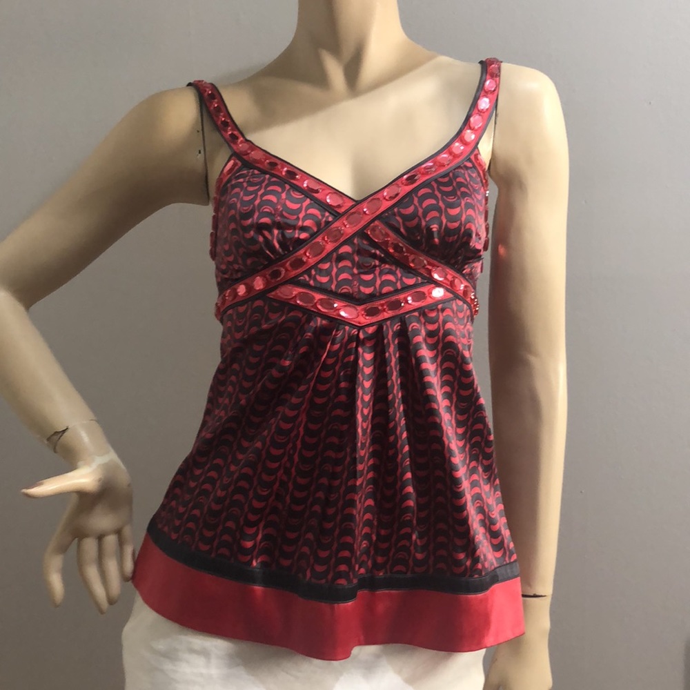 NWT.BEBE BEADED NK Halter Top.Cocktails Dress. Blouse.  Size XS.